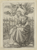 Die Jungfrau von zwei Engeln gekrönt