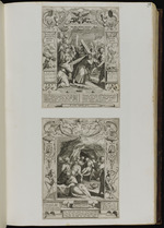 29. | Christi Ausführung zum Kreutze ... ubi –– regnante peris. / Die Einwickelung des Leichnams ... creator –– vita mori.