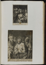 34. | Ein Ecce Homo; unten: Ecce homo, cum pateretur – 1. Pet. 2. / Ein dergl: unten: Heu hominum – noscetua | Joh. ab Ach pinx. Just. Sadeler exc. / Jac. Ligotius pinx. Raph. Sadeler / sc. 1598.