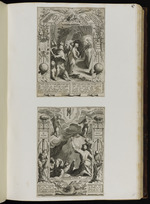 47. | Christus nach seiner Auferstehung ... caro – provocat ite. / Eine Himmelfahrt Christi ... Deus – Deus Deo