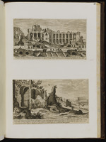 153. | 9. ––– ,, ––– [Vestigii e parte del monte Palatino] dalle parte verso mezzo giorno etc. / 10. Parte dell‘ occidua ... Amphiteatro da Vespasiano. | ––– ,, ––– [Aegid. Sadeler.]