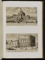 166. | 35. ––– [Vestigii] del monument ouero mole d’Adriano. / 36. ––– [Vestigii] del Theatro che fu edificato da Augusto in nome di Marcello suo nipote | ––– ,, ––– [Aegid. Sadeler.]