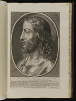 Haupt Christi im Profil nach links