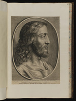 Haupt Christi im Profil nach rechts