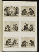 1 | Grimaces des Singes ... speu inde Werelt | F. van den Wyngaerde exc. Coryn Boel f.