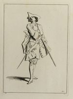 Soldat, den Blick nach oben gerichtet