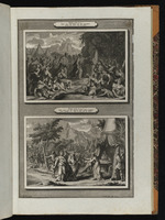 Ex 17,6: Mose lässt Wasser aus dem Felsen laufen. Ex 18,5-7: Moses Schwiegervater Jitro kommt Mose in der Wüste besuchen