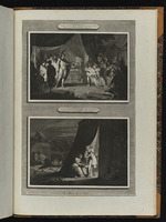 Jdt 10,17: Judit geht nachts in das Lager des Holofernes. Jdt 13: Judit tötet Holofernes und bringt seinen Kopf nach Betulia