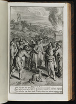 Gideon zerstört den Altar Baals