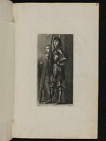 Junger Ritter und Jungfrau mit Rosen