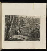 Landschaft mit Hirschjagd